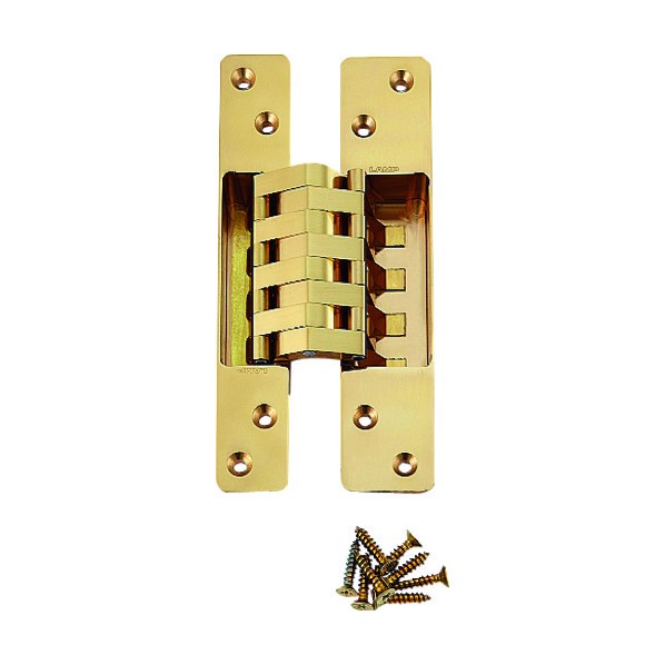 スガツネ ランプ印 建築ドア用隠し丁番 HES-3038BK型 隠し丁番 PB HES-3038BK(170-091-013) 1個