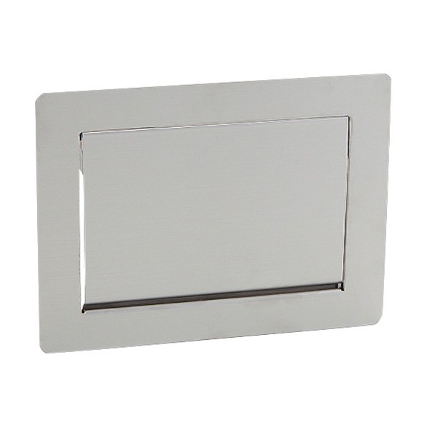 スガツネ ランプ印 ステンレス鋼製 ダンパー付屑入投入口 AZ-GD型 HL くず入れ AZ-GD230(210-017-089) 1個