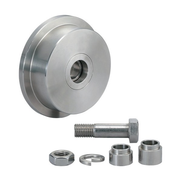 スガツネ SUS製重量用戸車枠無L型JS325-150L200024782 JS325-150L(200-024-782) 1｜DIY FACTORY ONLINE SHOP