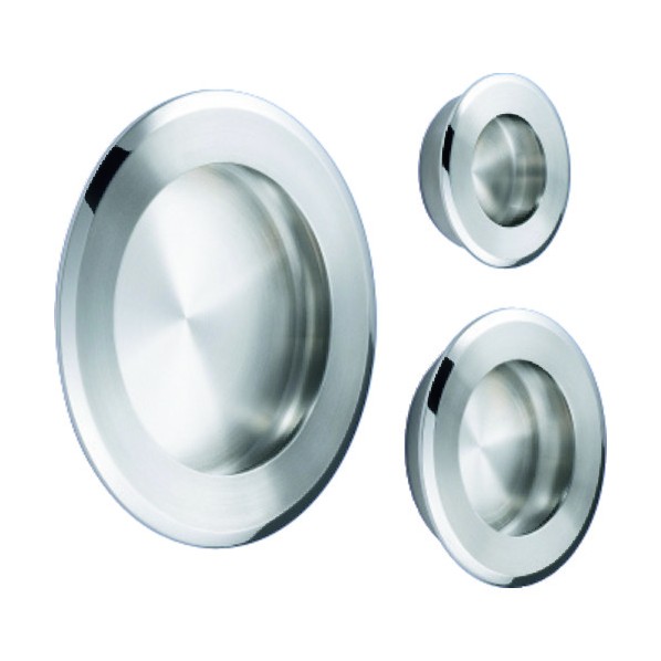 ※法人専用品※スガツネ ステンレス鋼鋼(SUS316)製掘込引手ZL-2501型 ZL-2501-125(100-011-036) 1