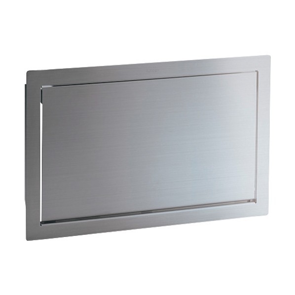 スガツネ 210041314 AZ-GD400-HL/ステンレス鋼鋼製 ダンパー付屑入投じる口 AZ-GD400-HL 1点 インテリア・寝具・収納-ゴミ箱