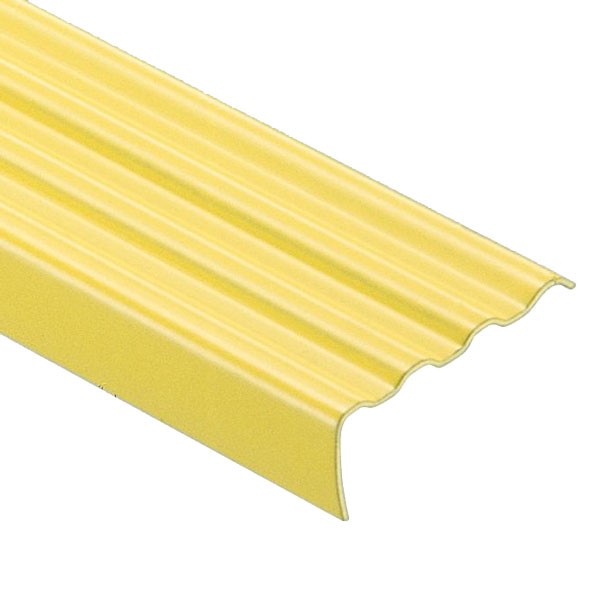 パルステップ ステンレス製薄口ノンスリップ 38巾 穴無 長さ2000×幅38×高さ15mm 黄色 KG508YN-2000SUS 1本