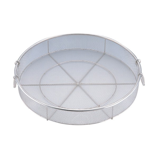 新越ワークス 18-8給食用手付蒸しカゴ 65cm 033040002 1個