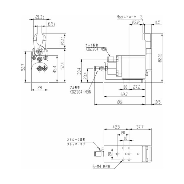 ※法人専用品※スター精機 ミニエアニッパー･本体･クイキリ刃付 HNW-20-01C 0｜DIY FACTORY ONLINE SHOP