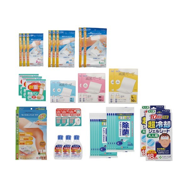 三和製作所 防災救急箱 つけ替える用取り替えっこ仕掛ける 50人用 402024 1S
