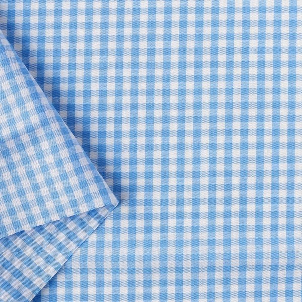 日本紐釦営利主義 40sギンガム照合のしるし 中 巾110cm×8m切売撥ねのける 点火装置青碧 B53000Z-202-8M 8m