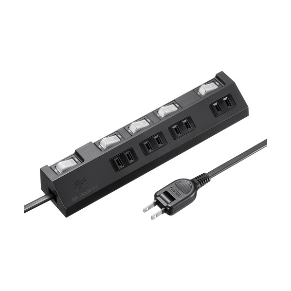 タップ 節電タップ ブラック TAP-S29-3BK 1個