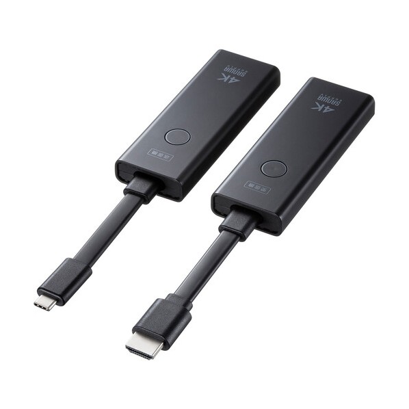 4K相応う 無線電話 HDMIエクステンダー Type-C繋ぎ合わせる用 VGA-EXWHD12C 1個