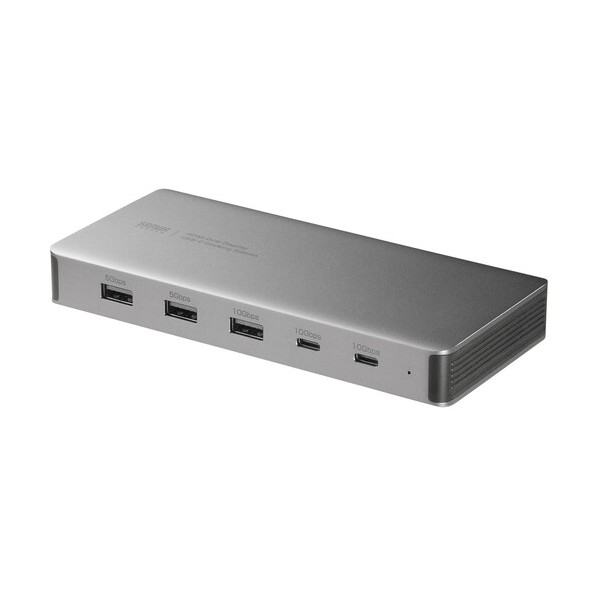 USB Type-Cドッキングステーション HDMI×2画面･USBハブ×7ポート USB-CVDK21 1個
