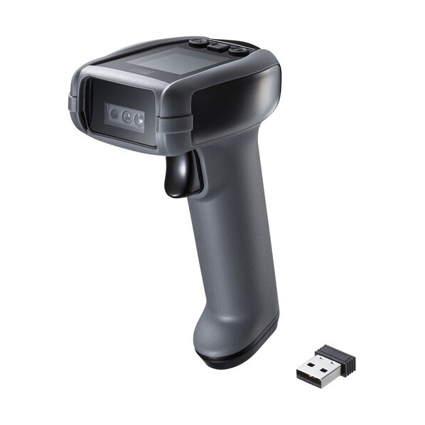 2座標軸ワイヤレスバーコードリーダー（2．4G無線電話＋Bluetooth） BCR-BT2D13BK 1個