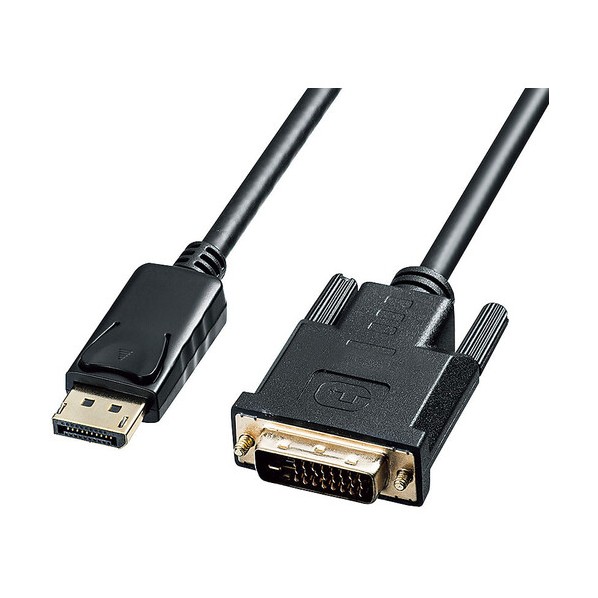 サンワサプライ DisplayPort-DVI変換ケーブル 1m KC-DPDVA10 1セット