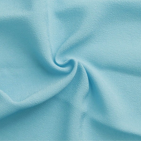 日本紐釦貿易 一越ちりめん 無地 巾約70cm×8m切売カット スカイブルー PIC-47-8M 8m|DIY FACTORY ONLINE SHOP