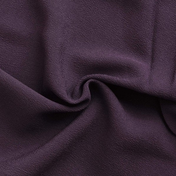 日本紐釦貿易 一越ちりめん 無地 巾約70cm×8m切売カット 古代紫 PIC-50-8M 8m|DIY FACTORY ONLINE SHOP