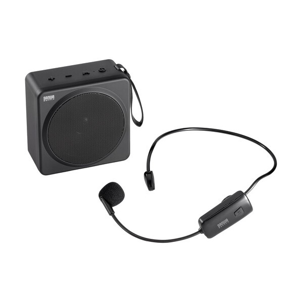 サンワサプライ ワイヤレスポータブル拡声器 MM-SPAMP15 1セット