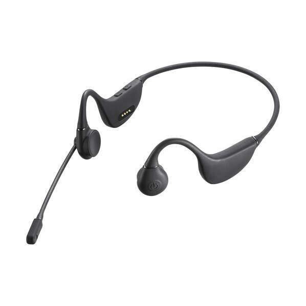 ヘッドセット 骨伝導ヘッドセット MM-BTSH65BK 1個