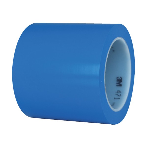 3M 高機能ラインテープ 471 BLU 100mm×32m 471 BLU 100X32 1P 1巻