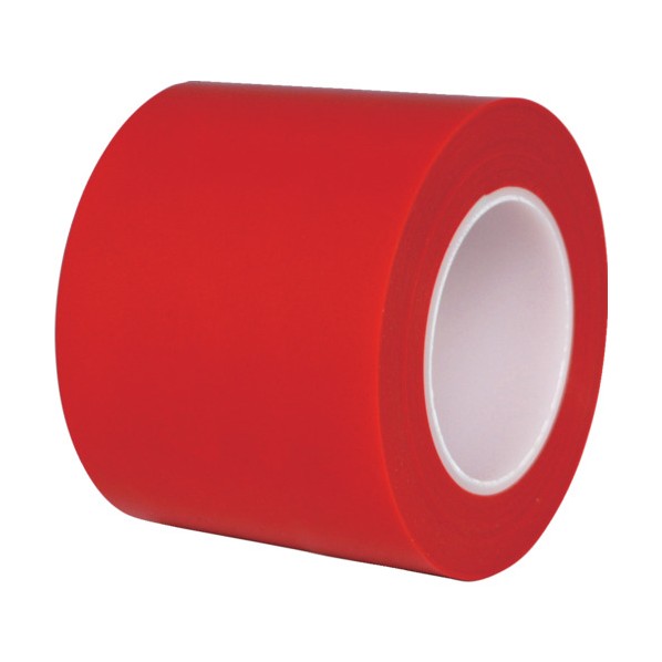超高耐久ラインテープ 971L 赤 100mm×16m 赤 971L RED 100X16 1P
