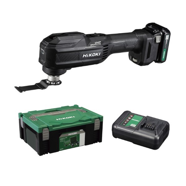 HiKOKI(ハイコーキ) 【乾電池+1】10.8V 申し受ける式 マルチ物の具 書き割り品(独居室･申し受ける器付)【2605HK】 ストロングブラック CV12DB(LSB) 1台