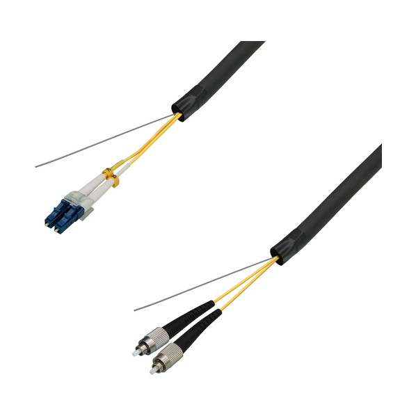 シングル流行り物グラスファイバー有線テレビ（LC-FC）2芯＜室外用（強化）LAPカクテルドレス＞4m DFC-SMDLCFC-FDL21(4M) 1本