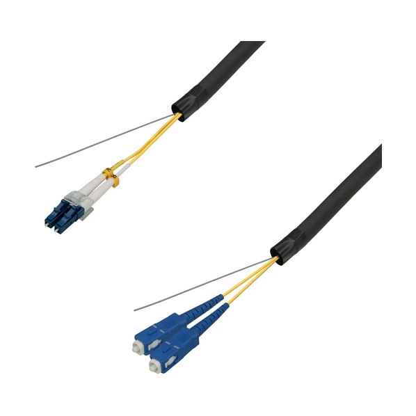 シングル流行り物グラスファイバー有線テレビ（LC-SC）2芯＜室外用（強化）LAPカクテルドレス＞9m DFC-SMDLCSC-FDL21(9M) 1本