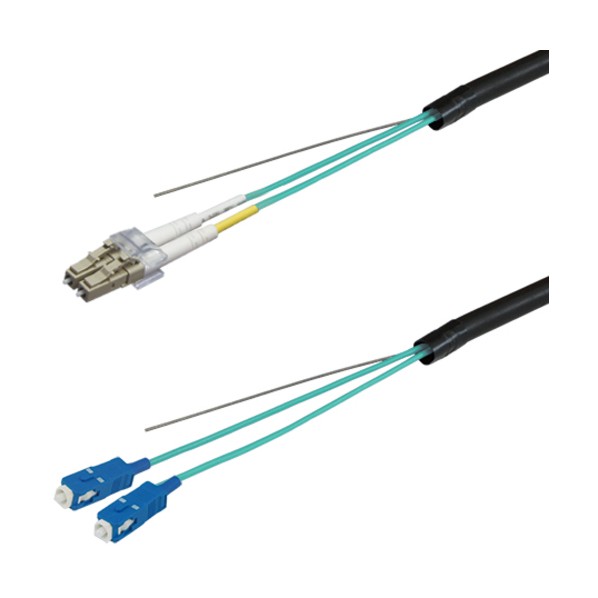 OM3マルチ流行り物グラスファイバー有線テレビ（LC-SC）2芯＜室外用（強化）LAPカクテルドレス＞9m DFC-MM(OM3)DLCSC-FDL21(9M) 1本
