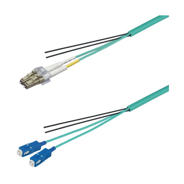 OM3マルチ流行り物グラスファイバー有線テレビ（LC-SC）2芯＜屋内用（強化）＞4m DFC-MM(OM3)DLCSC-RMT21(4M) 1本