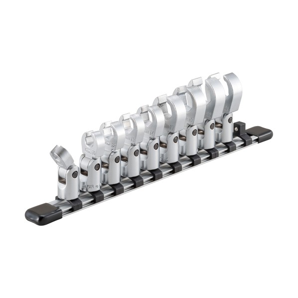 トネ フレックスクロウフットレンチセット(保持者付)9pcs HSCF309F 1