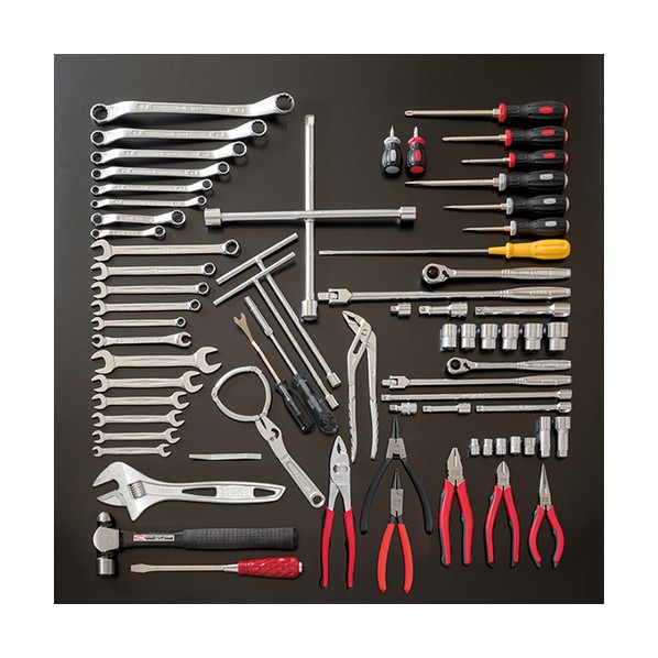 トネ 整備用工具セット サービスキット内容品 69点セット C22C 1点|DIY FACTORY ONLINE SHOP