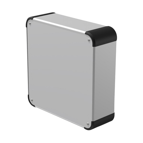 軽銀抑えつけるボックス席 AUXつづき物 149×160×160粍 取りまかなう・側板：しろがね色/端っこ：黒いこと AUX149-16-16AH-SB 1台