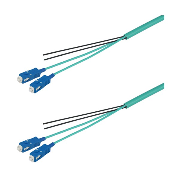 OM3マルチ流行り物グラスファイバー有線テレビ（SC-SC）2芯＜屋内用（強化）＞4m DFC-MM(OM3)SCSC-RMT21(4M) 1本
