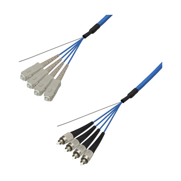 マルチ流行り物グラスファイバー有線テレビ（SC-FC）4芯＜屋内用（強化）＞3m DFC-MMSCFC-RMT41(3M) 1本