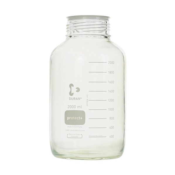 プロテクトプラスコートねじ口びん 広口 びんのみ 2000mL 6入 2000 017550-2000A 6本