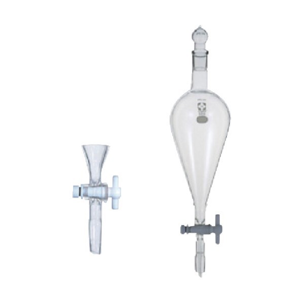 柴田科学の科目 SPC分液ロート スキーブ形 PTFEごはん炊き付 500mL 030220-19500 1個
