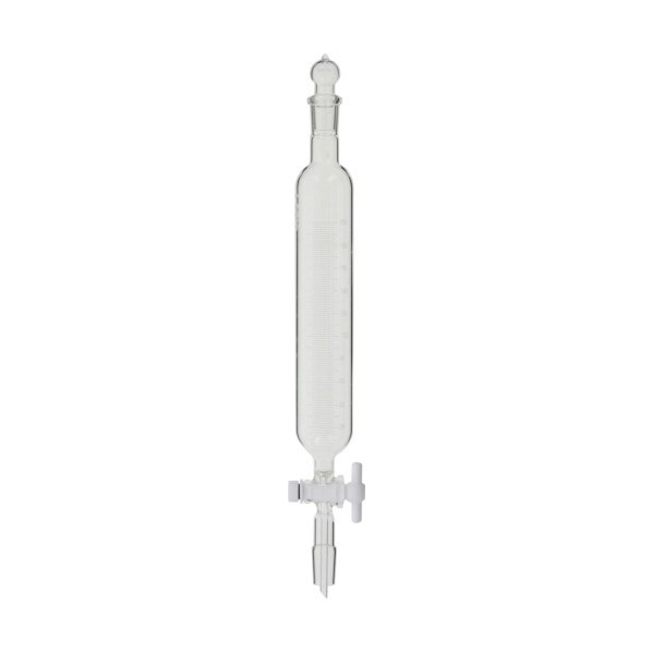 柴田科学の科目 SPC分液ロート 円柱形 PTFEまかない方付 目盛付 200mL 030270-19200 1個