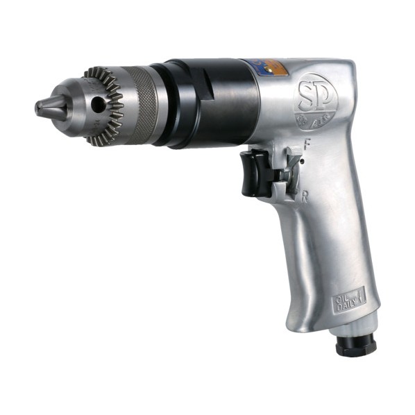 ＳＰ エアードリル１０ｍｍ（正逆回転機構付） 260 x 165 x 55 mm SP-1525 1PC｜DIY FACTORY ONLINE SHOP