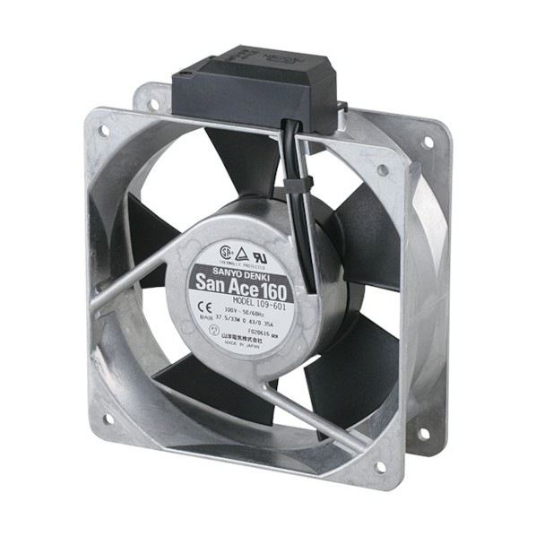山洋電気 ACファン(160×51mm AC100V センサ無) 109-601 1台