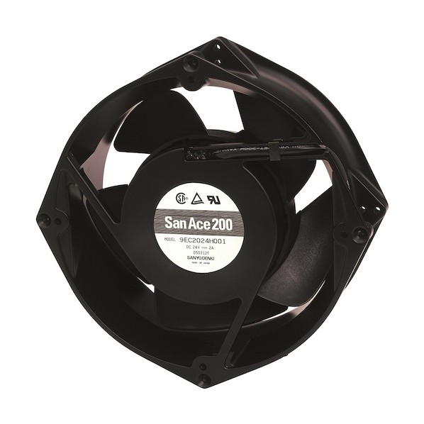 山洋電気 標準ファン(Φ200×70mm DC24V-リード線仕様 パルスセンサ付き) 9EC2024H001 1点|DIY FACTORY ONLINE SHOP