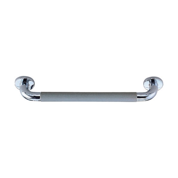 シロクマ パッドニギリバー 60×450mm クローム/グレー NO-800 1|DIY FACTORY ONLINE SHOP