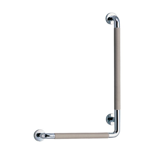 シロクマ L形パッドニギリバー(右) 34φ クローム/グレー NO-801R 1｜DIY FACTORY ONLINE SHOP 27,209円