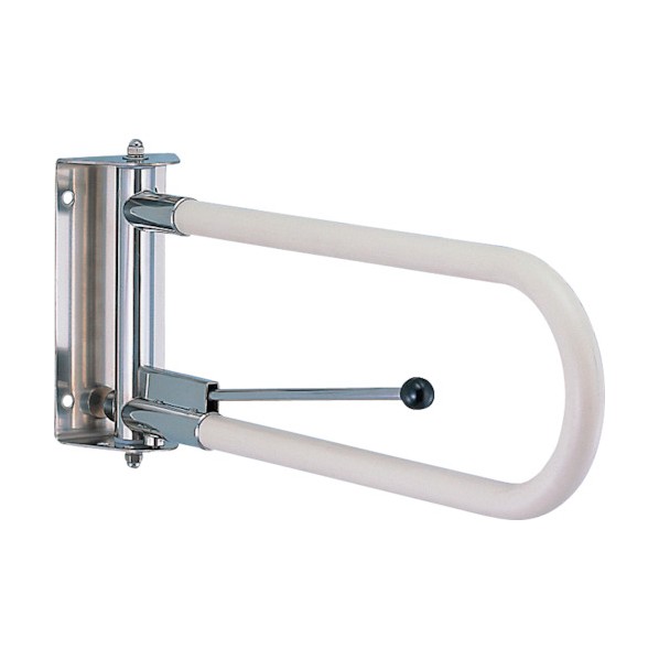 シロクマ 可動式手すり(左) 700mm アイボリ NO-855R 1｜DIY FACTORY ONLINE SHOP