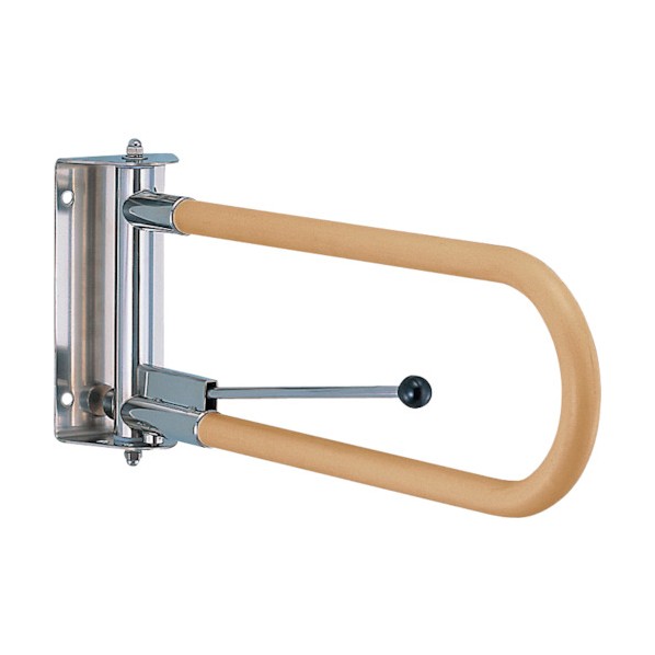 シロクマ 可動式手すり(右) 550mm ライトオーク NO-855R 1｜DIY FACTORY ONLINE SHOP