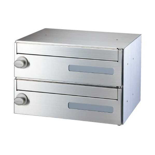 雁の使い受箱（ラッチ鍵を掛ける錠付）前入前出型 SMP-35R-2FF-HL  H240 W360 D277 SMP-35R-2FF-HL