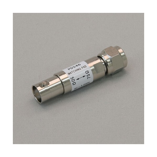 50Ω-75Ω持ちこたえる取り替えっこ型オーム抵抗取り替えっこ器 BNC（J）-F（P） PD546