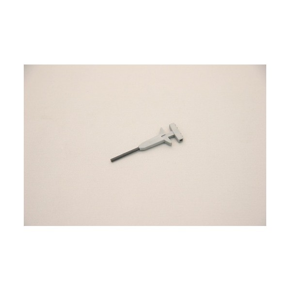 ICリード(ピッチ2.54mm)用ミニクリップ グレー PF081 10個