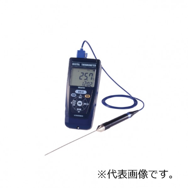 デジタルハンディ温度計+針状形温度センサセット 76X164X36.3mm MC1000-000+YC520-31K 1セット|DIY FACTORY ONLINE SHOP