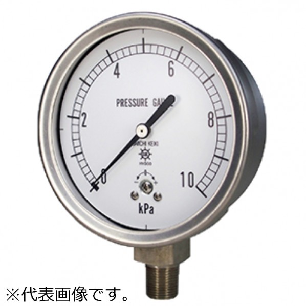 第一計器製作所 微圧計(KPA単記/1000MM) AT3/8-75:10KPA 1個