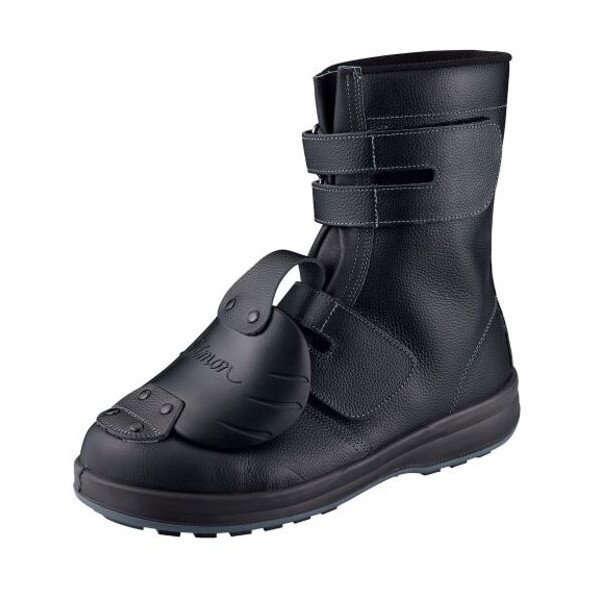 安全靴 長編上 マジック式 甲プロ付 WS38黒D-1 26．0cm 26.0 黒 WS38D1-260｜DIY FACTORY ONLINE SHOP