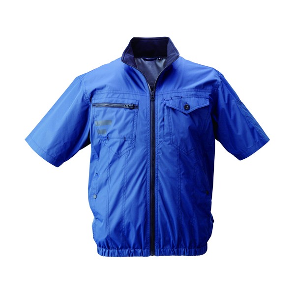 圧倒的に冷える「冷蔵服4 半袖」 5L ネイビー TKWE25SNV5L 1セット|DIY FACTORY ONLINE SHOP