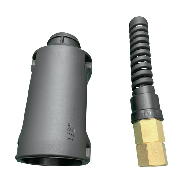 1/2ウレタンホース用金具カバー＋樹脂スプリング付固定金具 SP-KB4