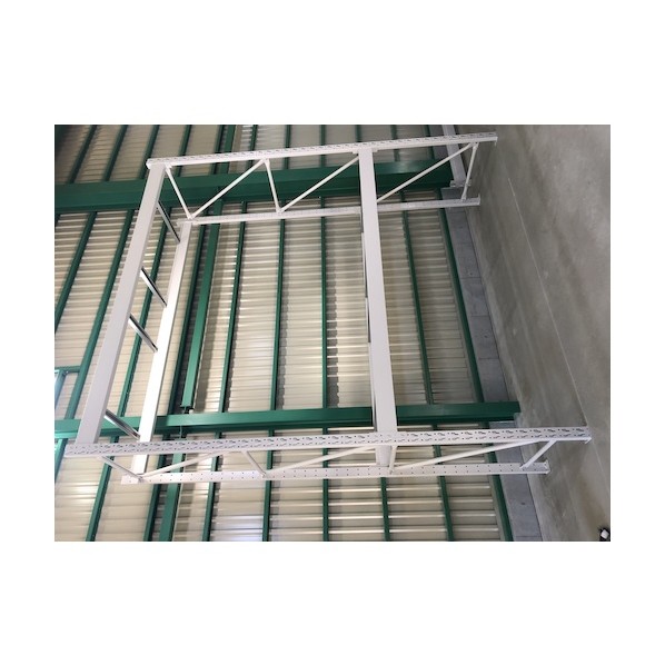 ※法人専用品※双福鋼器 パレットラック 2000kg 2500&times;2700&times;1200 ビーム2段 単体 ホワイトグレー ホワイトグレー GP-22527D122TW 1台｜DIY FACTORY ONLINE SHOP